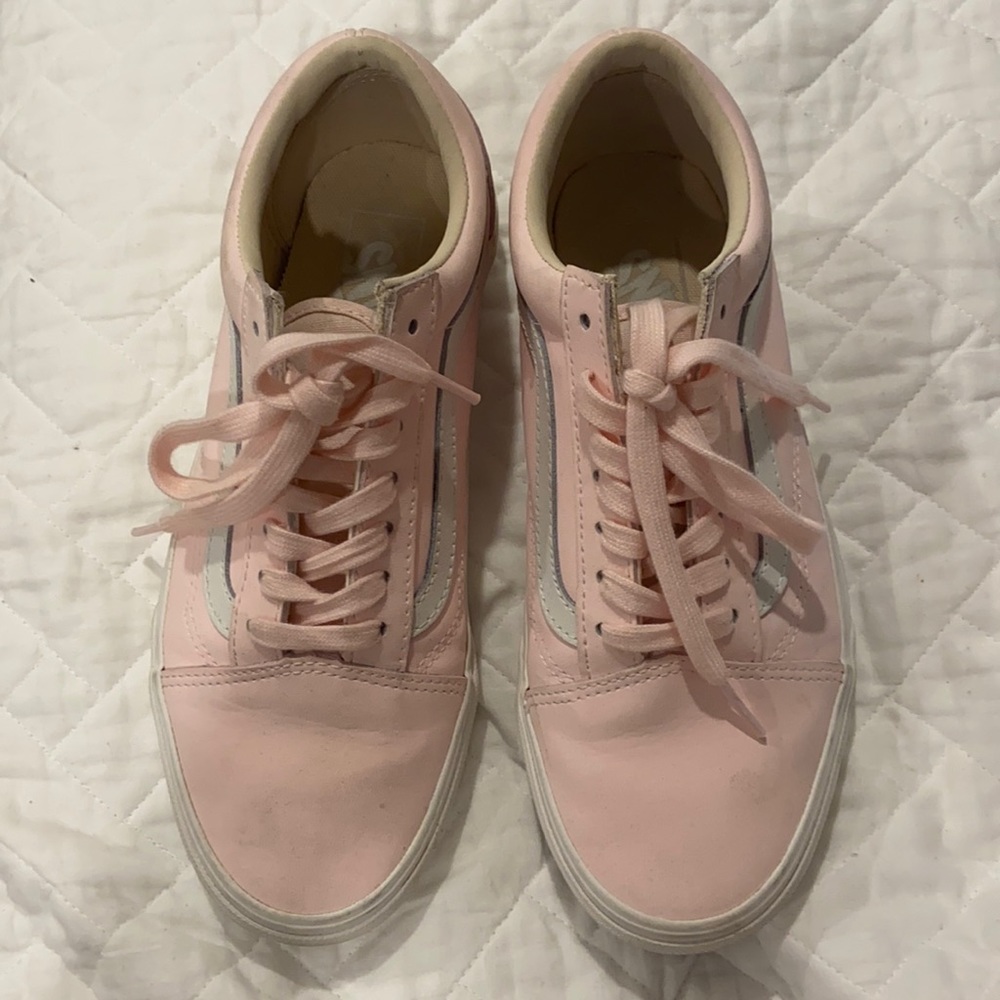 Baby pink vans, barely worn